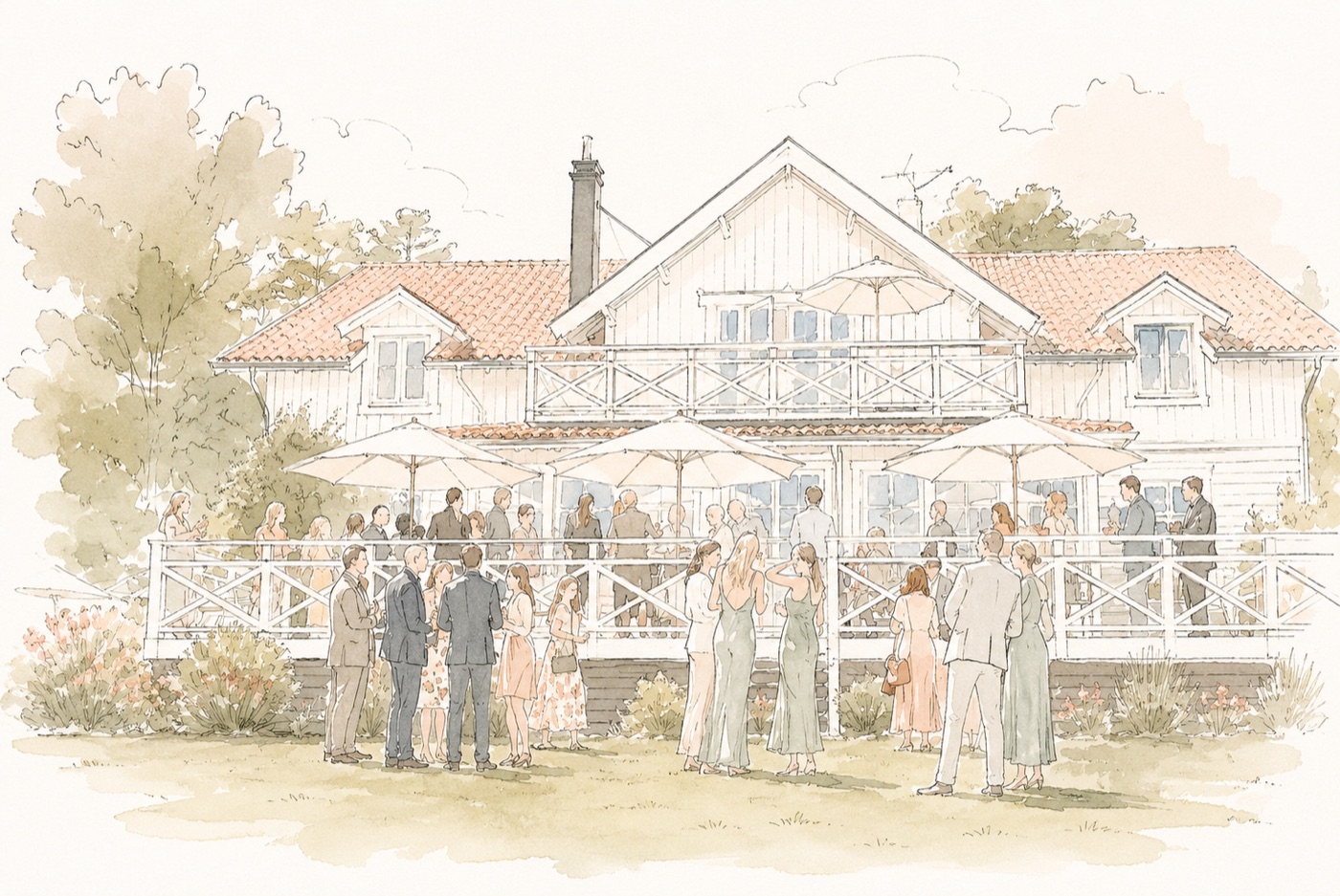Illustration av Villa Vanahem